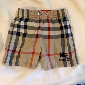 Burberry baby swim shorts